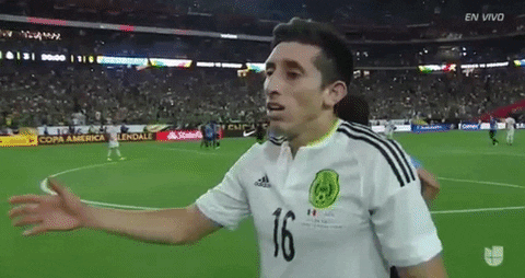hector herrera kiss GIF by Univision Deportes