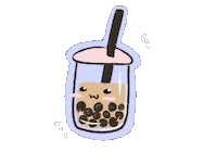 suanmi yummy tea bubble boba Sticker