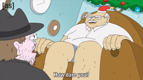 Angry How Dare You GIF by Adult Swim