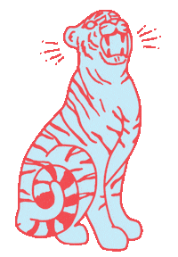 angry tiger Sticker by Lifepoint Church