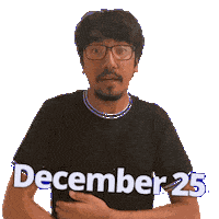 December 25 Sticker