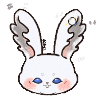 Rabbit Tuer Sticker