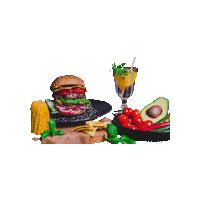 Burger Zk Sticker by Zdrowa Krowa
