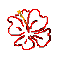 Pixel Summer Sticker