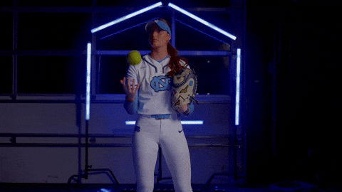 Softball Smile GIF by UNC Tar Heels