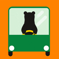 Bear Bus GIF by Visitpori