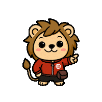 Point Lion Sticker by KenShop SG