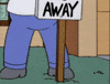 Go Away Reaction GIF by MOODMAN