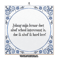 School Humor Sticker by Tegelspreuken.nl