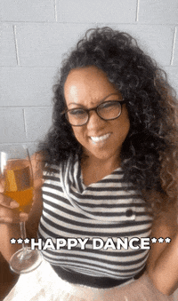 Vidachic happy good vibes vibing happydance GIF