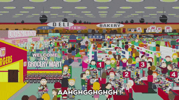 Wal-Mart shopping GIF by South Park 