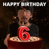 6Th Birthday 6 Years Old GIF