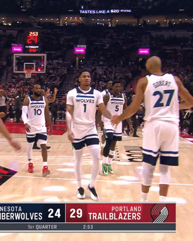 Nba GIF by Minnesota Timberwolves