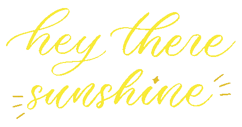 Sunshine Calligraphy Sticker