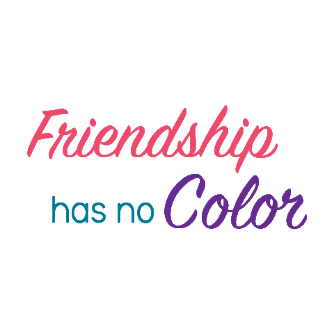 TimothysLessons friends colors friendship diversity Sticker