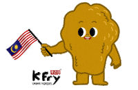 Waving Independence Day Sticker by K Fry My