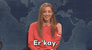 heidi gardner ok GIF by Saturday Night Live