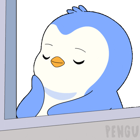 In Love Wow Sticker by Pudgy Penguins