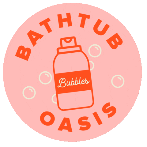 crystalbarlowjensen bubbles bath stayhome oasis Sticker