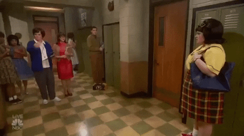 Tracy Turnblad rosie odonnell GIF by Hairspray Live!