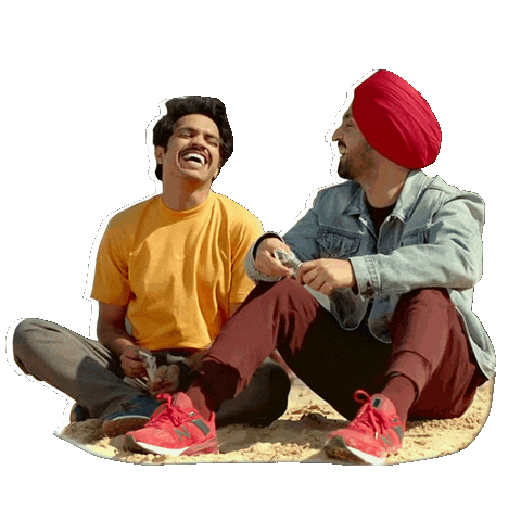 Diljit Dosanjh Hello Sticker by Zee Studios