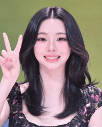 Karina Hand Gesturing GIF