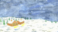 quietnote art music animation christmas GIF