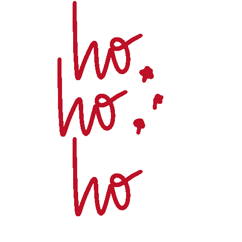 Ho Ho Ho Christmas Sticker