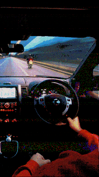 space driving GIF by Josh Rigling