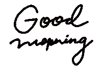 Happy Sunday Morning Sticker