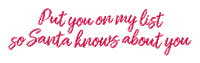 Christmas List Sticker by KAMILLE