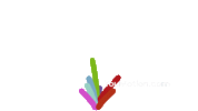 Animation Rainbow Sticker by youmotion.com