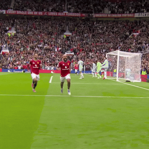 Celebrate Old Trafford GIF by Manchester United