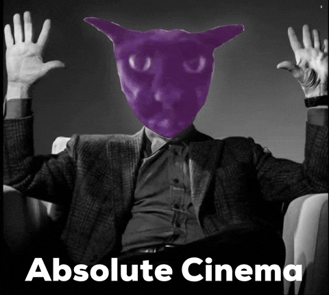 Black Cat Film GIF