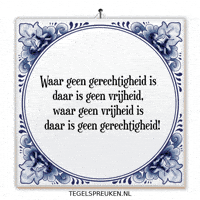 Protest Hoop GIF by Tegelspreuken.nl