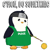 Come On Crypto Sticker by Pudgy Memez