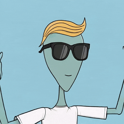 Looking Good How Do I Look GIF by Lonely Aliens