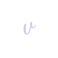 Lettering V Sticker