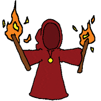 churchofdivineapathy fire wave hey light GIF