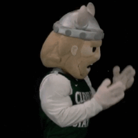vikings mascot GIF by Cleveland State University