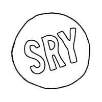 Happy Black And White Sticker by UrbanOutfitters