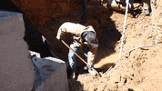 Digging Blue Collar GIF by JC Property Professionals