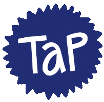 hillustrations here tap tap here badge Sticker