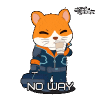 No Way Wtf Sticker by Hamieverse