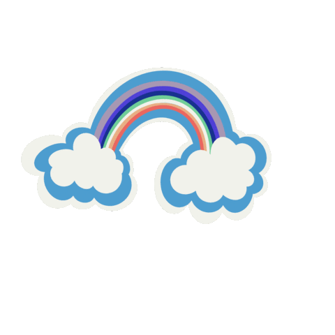 Iamrainbowgirl rainbow color rain colours Sticker