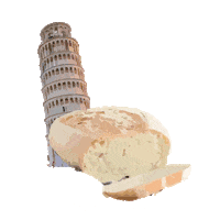 Sampizzaeforno sam bread verona pane Sticker