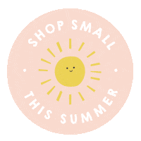 Summer Shop Small Sticker by And So To Shop