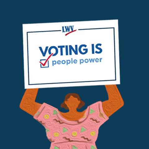 Vote Voting GIF by League of Women Voters of Montgomery County