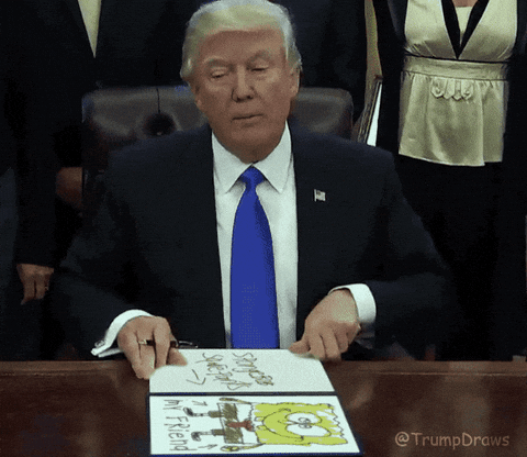 president bikini GIF