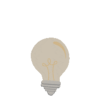 AudriArtistri light bulb audriartistri Sticker